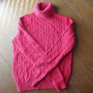 Red Ralph Lauren Sport Turtleneck sweater
